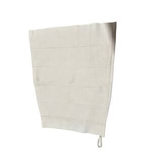 BCBGMAXAZRIA Women's Skirt White Silvie Bandage Bodycon Textured Mini Size XS